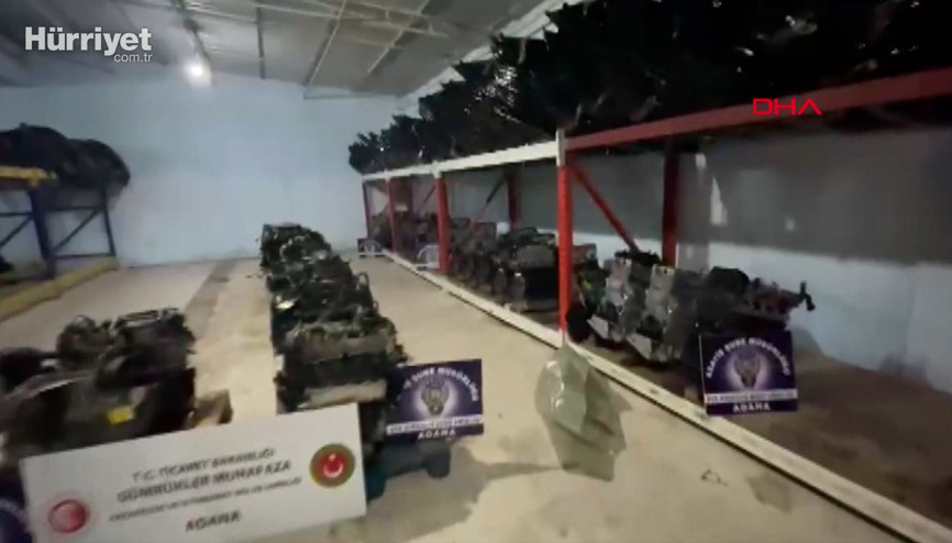 Çalıntı lüks otomobillerin motorlarını Türkiyeye getirtip, change yapmışlar