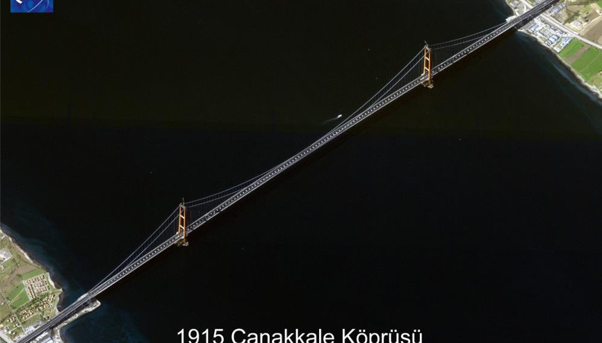 MSB, 1915 Çanakkale Köprüsünün uydu fotoğraflarını paylaştı