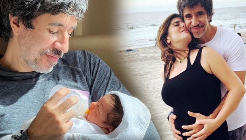 Kızıyla fotoğrafını paylaştı: İlk gün hatırası