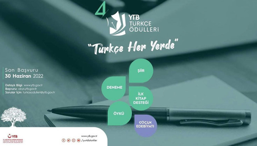 YTB’den Türkçe Ödülleri Yarışması