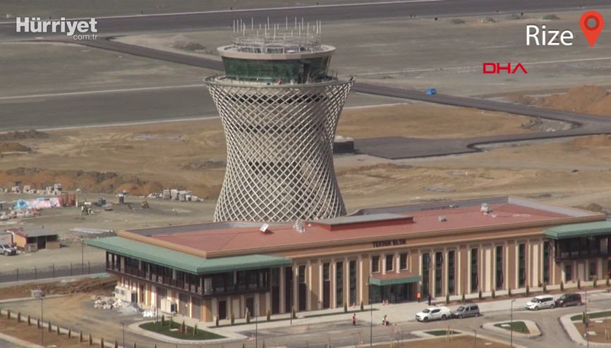 Rize-Artvin Havalimanına ilk uçak iniyor