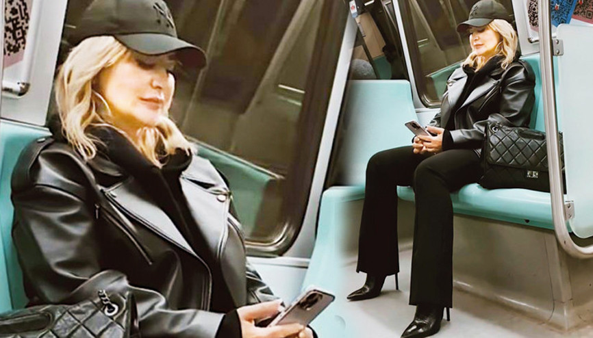 Sosyetenin ünlü ismi toplu taşımada: Metroya binmem olay olmuş