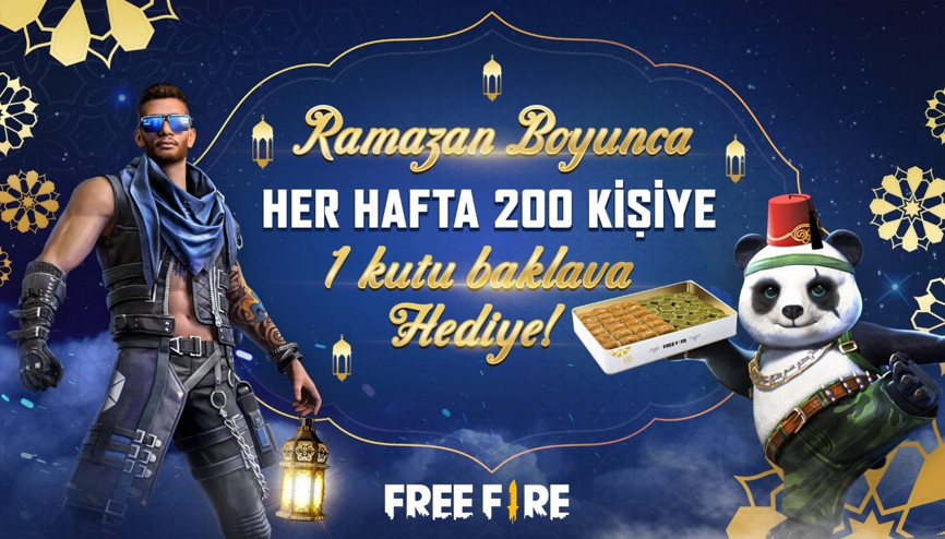 Free Fire, Ramazan’da oyunculara 1 ton baklava dağıtacak