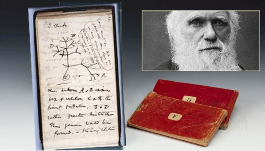 Darwin’in kayıp not defterleri bulundu
