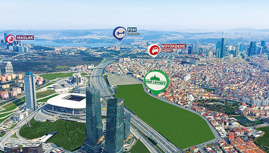 Levent’teki 1000 yeni konuta 82 bin ön talep