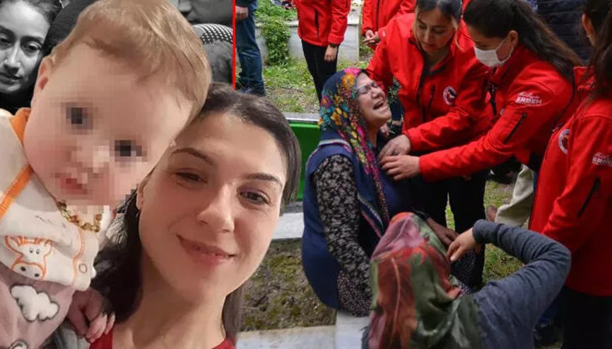 Eski eşinin öldürdüğü Şükriye, gözyaşlarıyla son yolculuğuna uğurlandı