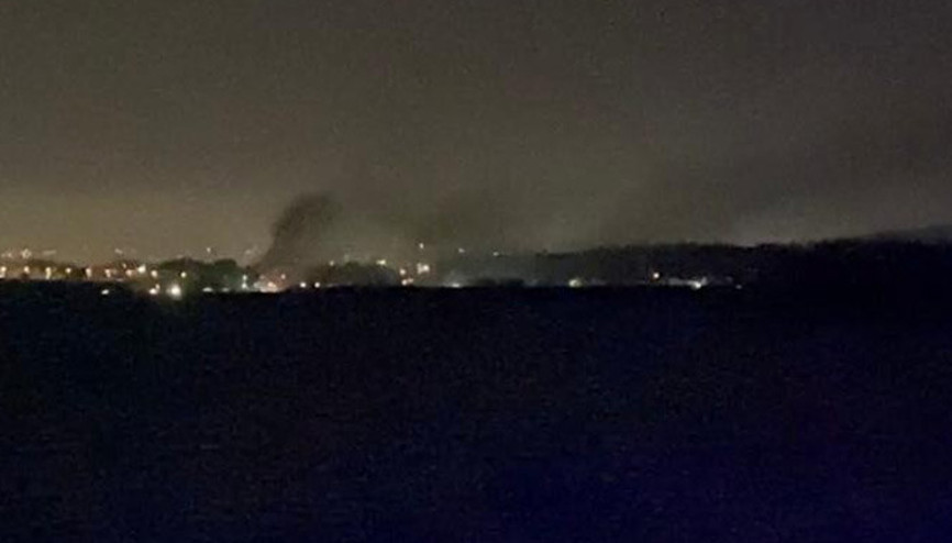 Tuzlada askeri alan içinde patlama