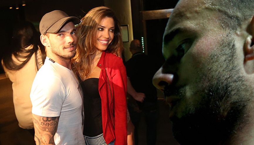 Wesley Sneijder, Yolanthe sonrası bir türlü toparlanamıyor İşte son görüntüsü...