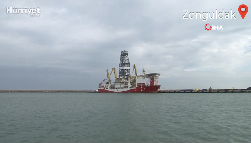 Yavuz Sondaj Gemisi, yeni görevi için uğurlanacağı saati bekliyor