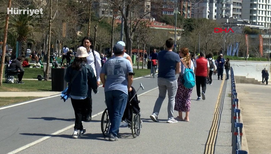 Bağdat Caddesi ve Caddebostan sahili doldu taştı