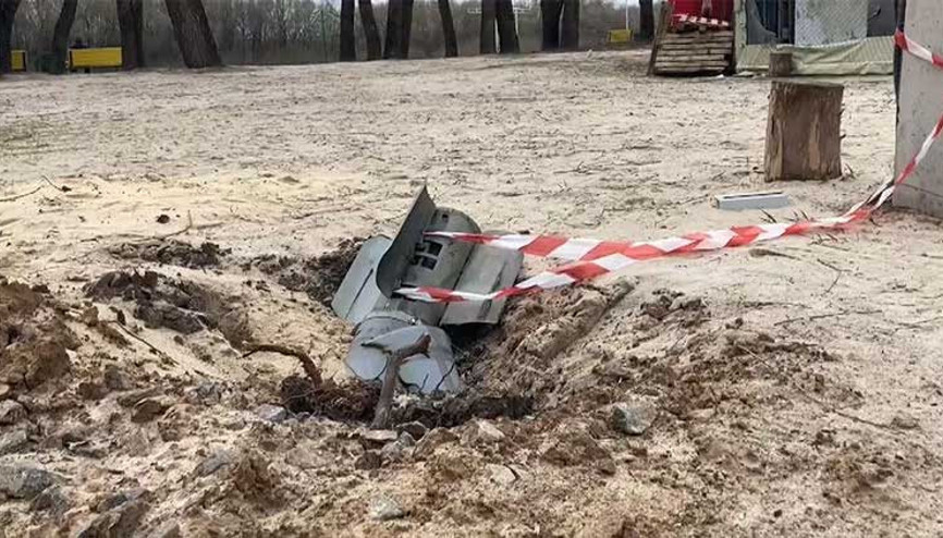 Çernihivde nehir kenarında füzeler bulundu