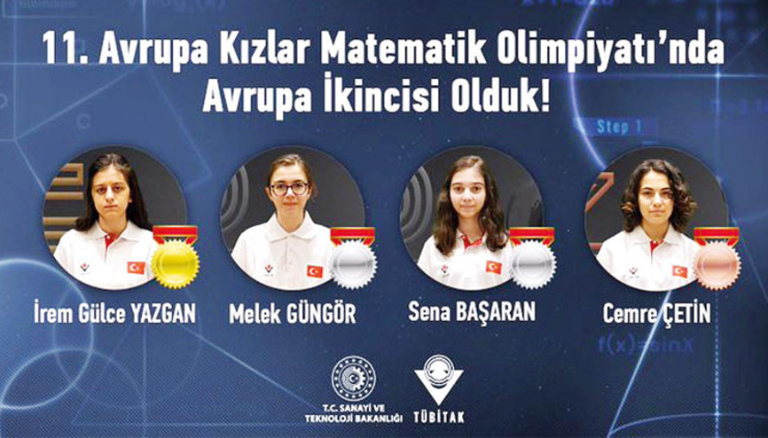 Avrupa Kızlar Matematik Olimpiyatı’nda tarihi başarı