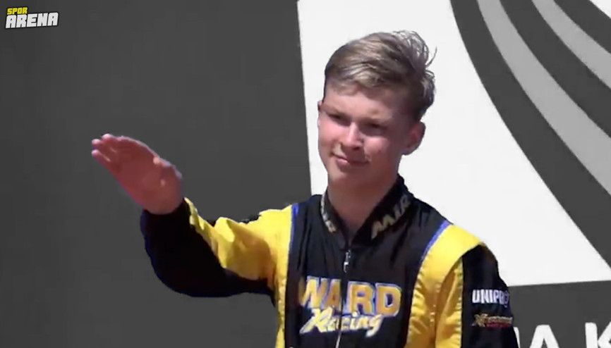 Rus sporcu Artem Severiukhinden Nazi selamı