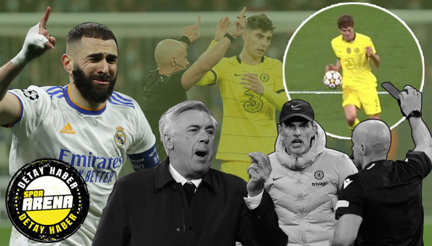 Real Madrid - Chelsea maçında inanılmaz son VAR kararıyla iptal edilen gol... Real Madrid - Chelsea maçında inanılmaz son VAR kararıyla iptal edilen gol...