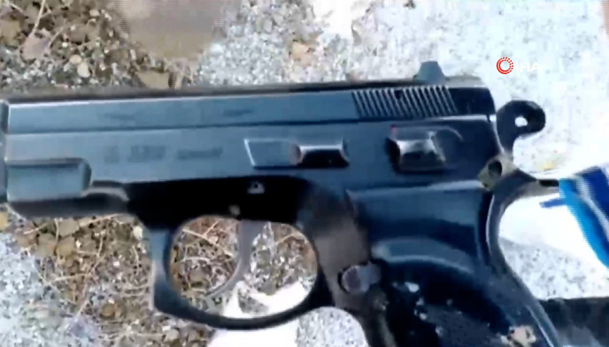 Çelik kasadan tabanca çalan şahıs yakalandı