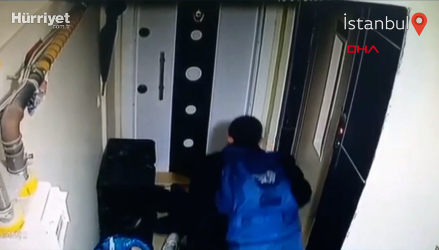 Esenyurtta ayakkabı hırsızlığı kamerada