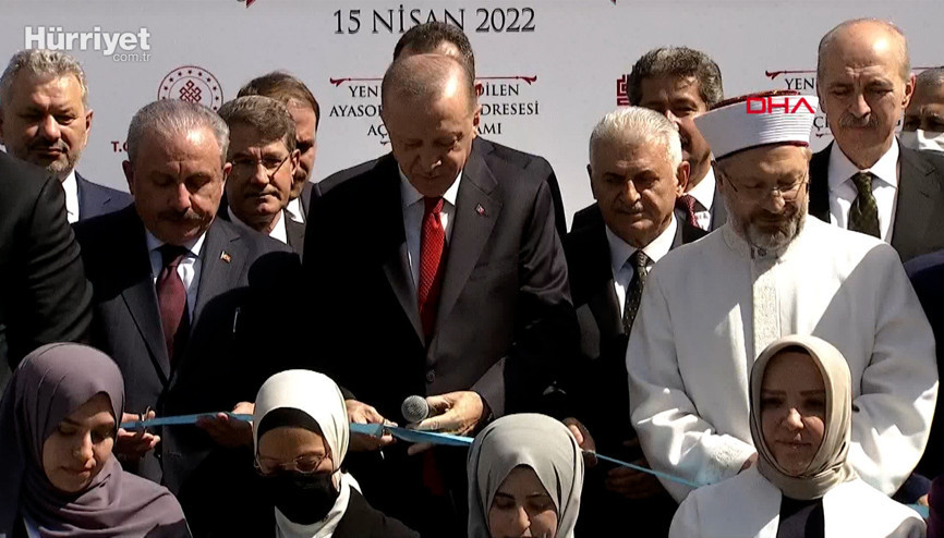 Cumhurbaşkanı Erdoğan, Ayasofya Fatih Medresesini açtı