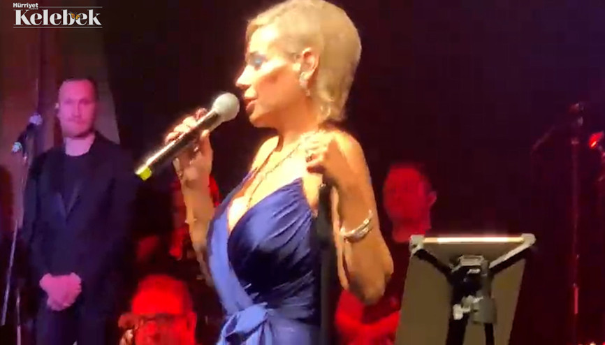 Şarkıcı Linet gözyaşlarına boğuldu