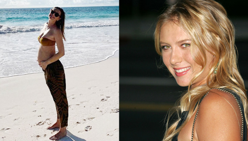 Maria Sharapova hamile: İki kişilik doğum günü pastası