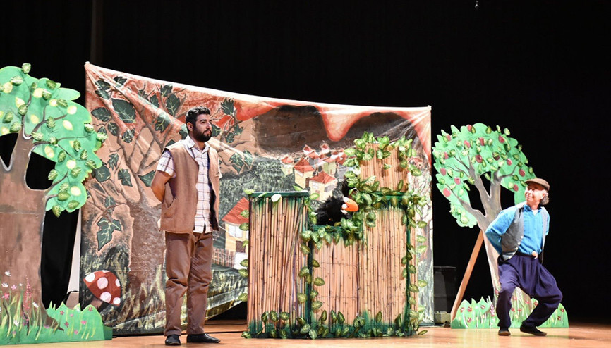 Öğrencilere sürdürülebilir tarım tiyatrosu