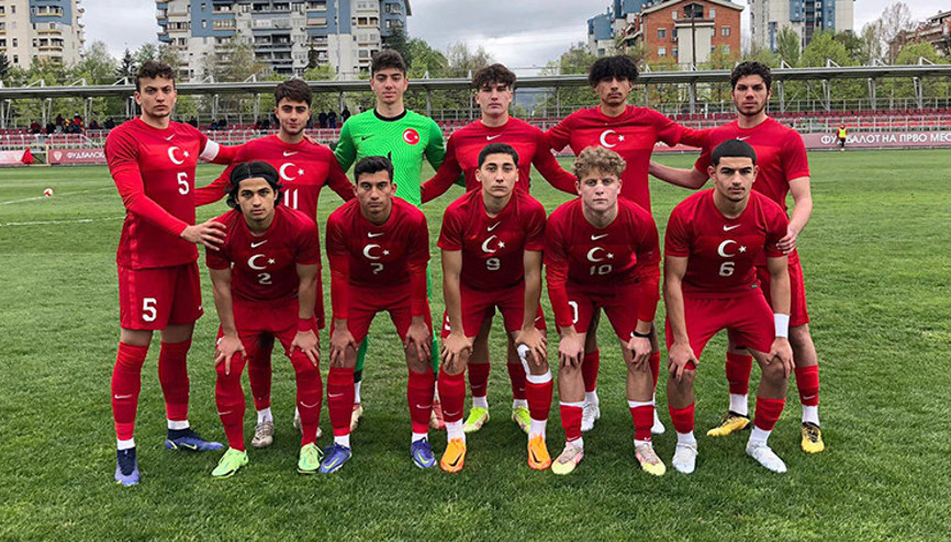 U18 Milli Takımı, Kuzey Makedonya’yı 4-0 yendi