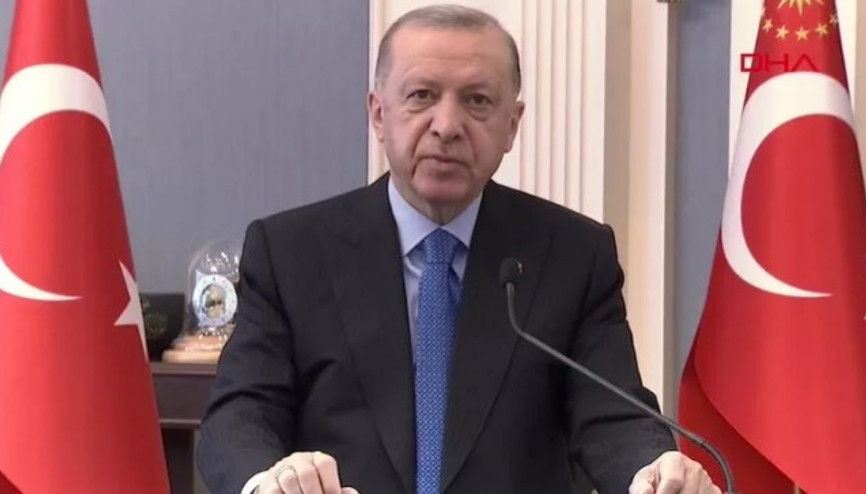 Cumhurbaşkanı Erdoğan, Mavi Vatan Tatbikatına canlı bağlantı ile katıldı