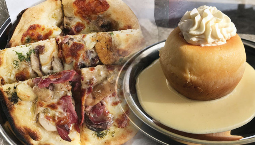 Trüf ezmeli pizza, brisket sandviç...