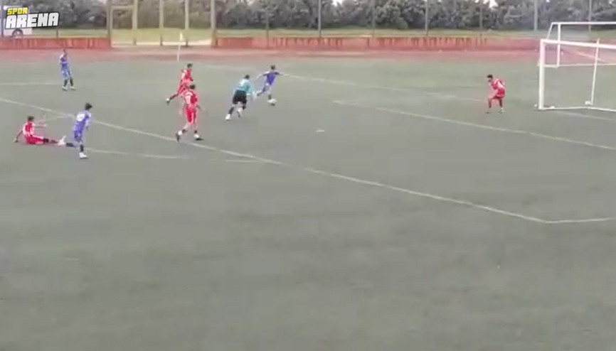 Amatör ligde Oktay Derelioğlu golü Karaağaçsporlu Ediz rakiplerini ipe dizdi