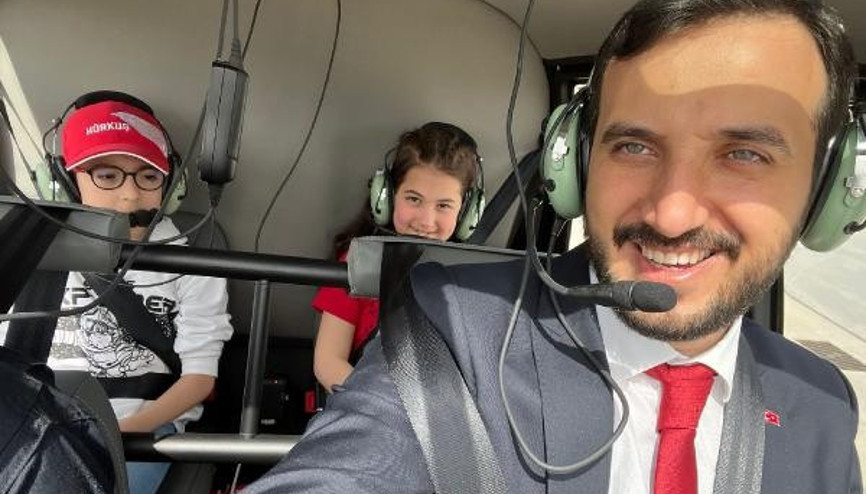 23 Nisan’ı gökyüzünde kutladılar