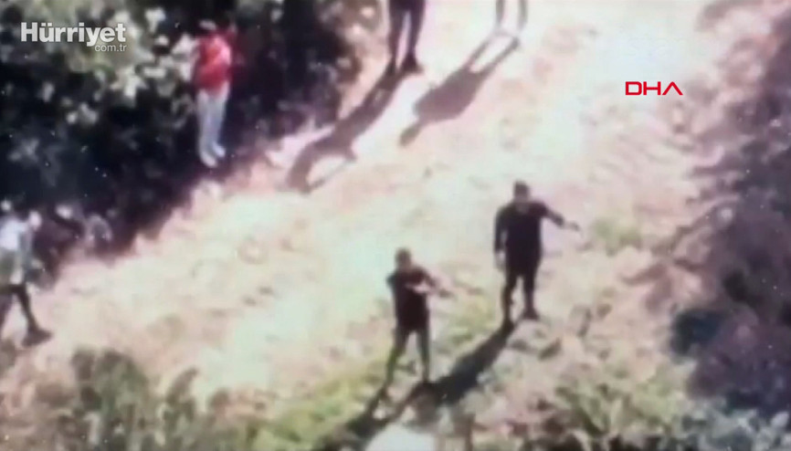 Ormanda atış talimi yaparken drone ile yakaladılar