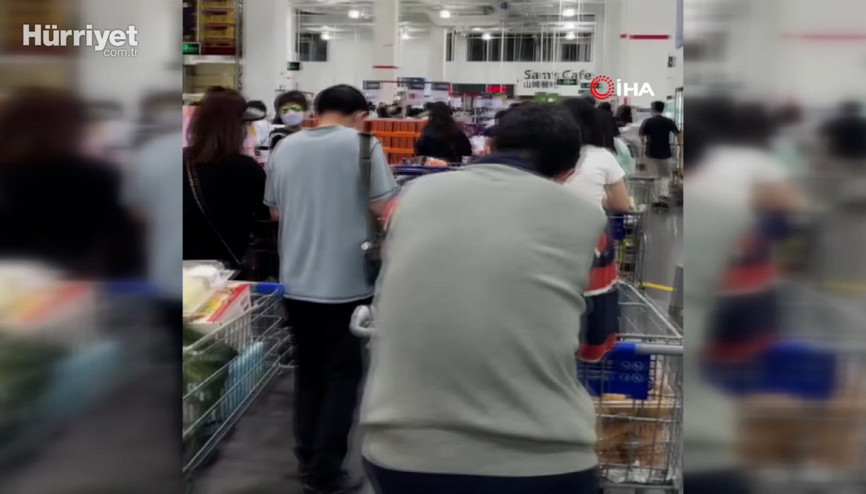 Pekinde yeni vakalar çıktı, halk marketlere koştu