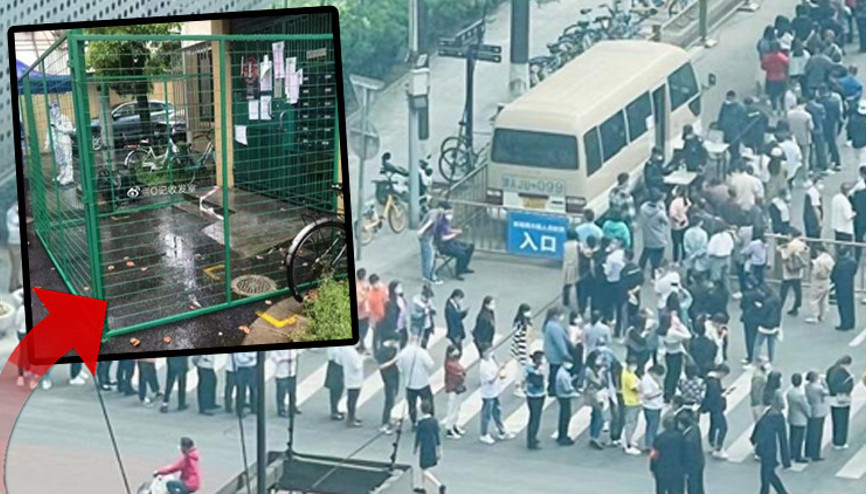 Çinden korkutan manzaralar Marketler bomboş, insanlar adeta kafese alındı