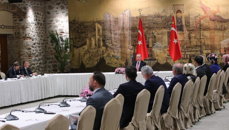 Cumhurbaşkanı Erdoğan, TÜRGEV heyetini kabul etti