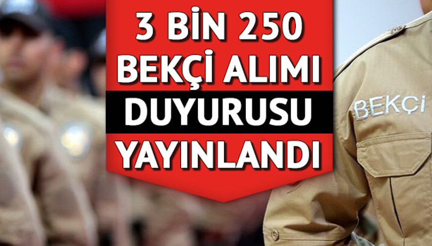 BEKÇİ ALIMI BAŞVURULARI BAŞLADI: 3 bin 250 bekçi alımı başvurusu nasıl yapılır, başvuru şartları neler İşte  e devlet ekranı
