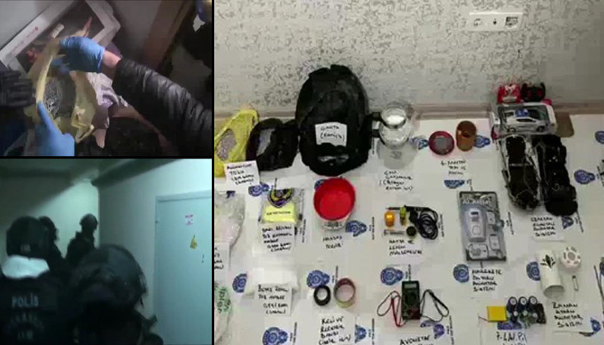 Bakan Soylu, Bir terör hücresi daha çökertildi demişti Hücre evine yapılan operasyon görüntülendi