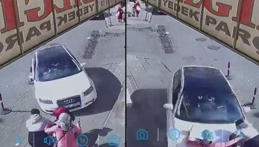 Esenler’de feci kaza Ters yöne giren otomobil 1’i bebek 3 kişiyi ezdi