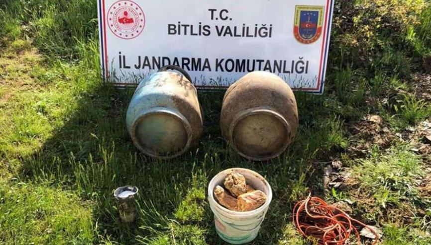 Son dakika... İçişlerinden nokta operasyon Toprağa gömülü ele geçirildi: Tamamı imha edildi