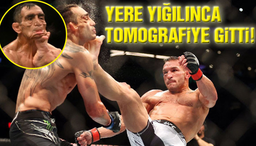 UFC’de Micheal Chandler, Tony Ferguson’u nakavtla hastanelik etti