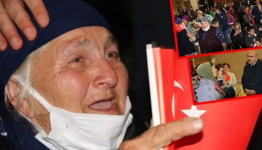 Ukrayna’dan tahliye eden Ahıska Türkleri Elazığ’a getirildi