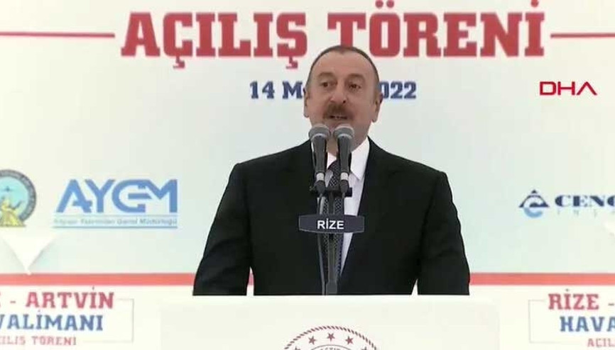 Azerbaycan Cumhurbaşkanı Aliyev: Havalimanları, barajlar, yollar... Bunlar Türkiyenin gelişmesini gösteren hamlelerdir
