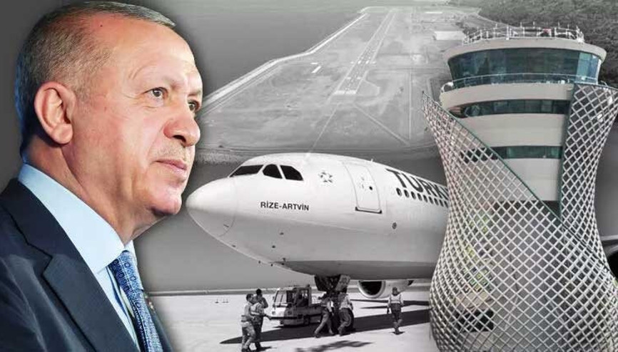 Rize-Artvin Havalimanı açıldı Cumhurbaşkanı Erdoğan: Havayolu ulaşımında alınan mesafenin sembolüdür
