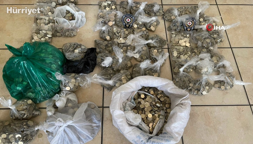İstanbul’da tedavüldeki bozuk paraları hurdacıya satan şahıslara baskın