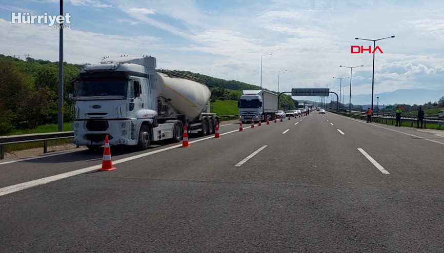 Bolu Dağı Tünelinin İstanbul yönü 35 gün trafiğe kapatıldı