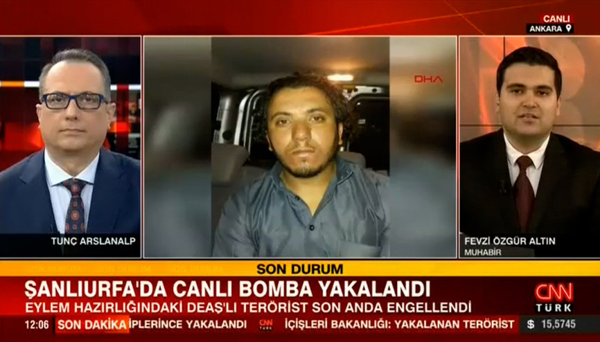 Şanlıurfada eylem hazırlığındaki DEAŞ’lı canlı bomba yakalandı