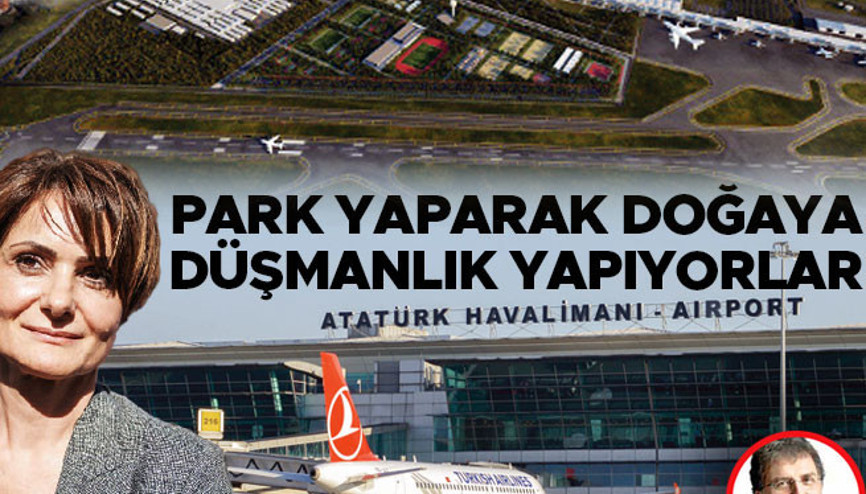Park yaparak doğaya düşmanlık yapıyorlar