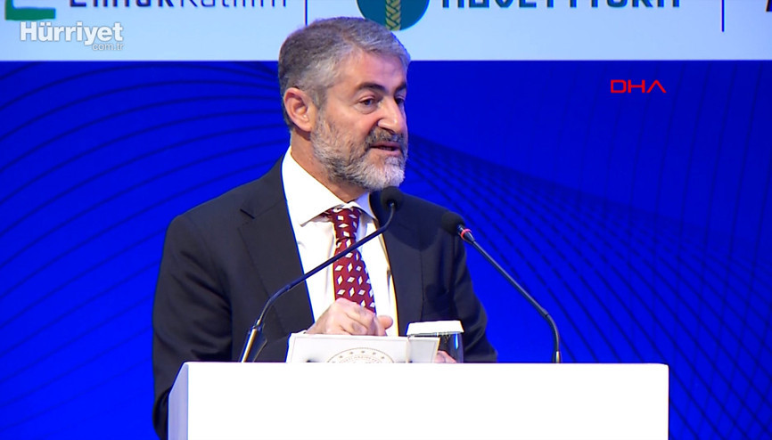 Bakan Nebati, Türkiye Katılım Bankaları Birliğinin 21. Olağan Genel Kuruluna katıldı.