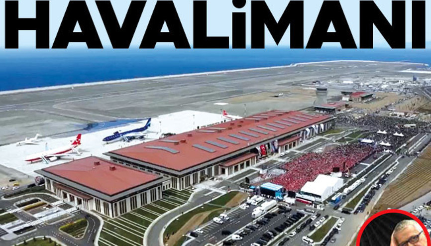 Karadeniz’e kafa tutan havalimanı