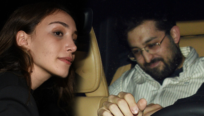 Yüzü gülüyor... Doğu Demirkol ve kız arkadaşı gecelerde