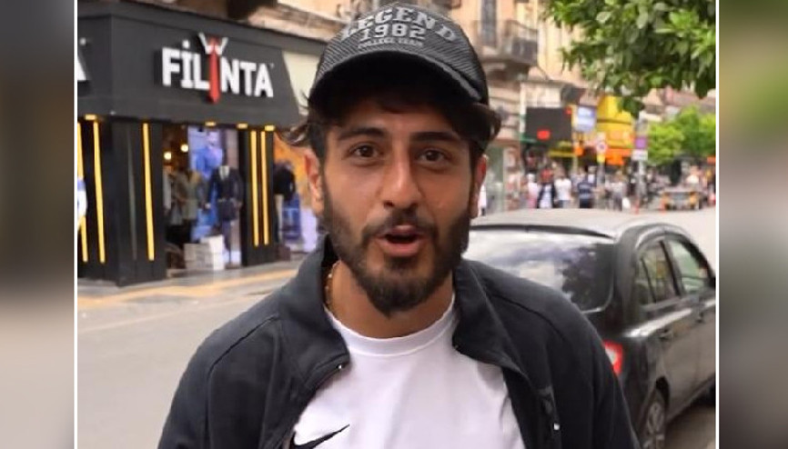 Sokak röportajında bıçak çekip küfreden şüpheli yakalandı Sokak röportajında bıçak çekip küfreden şüpheli yakalandı