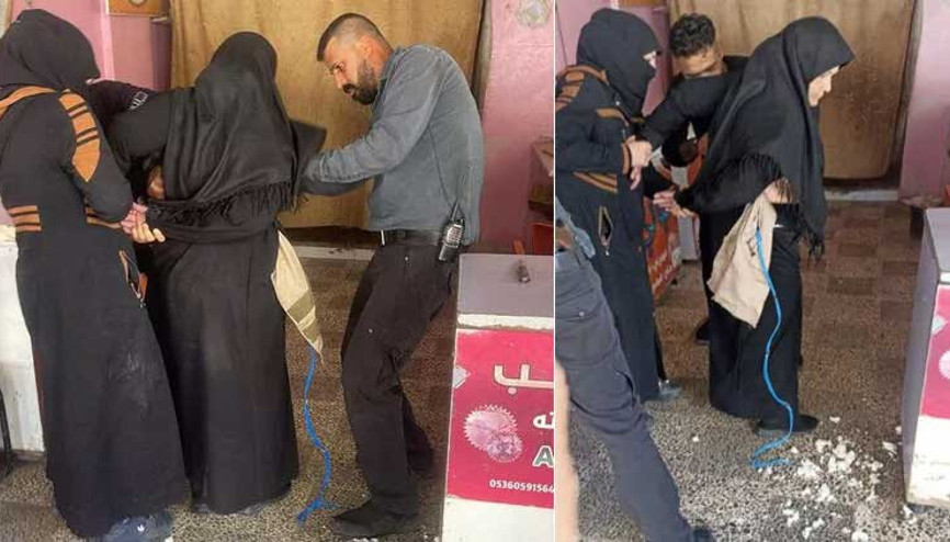 Afrinde canlı bomba eylemi yapacak 2 kadın terörist yakalandı